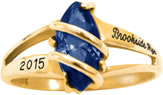 140 Girl's Glamour Fashion Class Ring